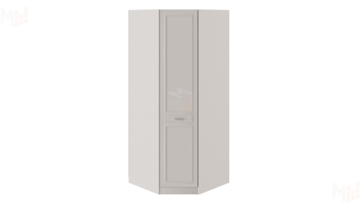 Шкаф угловой с 1 глухой дверью левый с опорой «Сабрина» СМ-307.07.030-01L