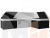Кухонный угловой диван Дуглас правый угол (Белый\Черный)