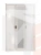 Шкаф Натали 3-дверный (2+1) с зеркалом белый глянец
