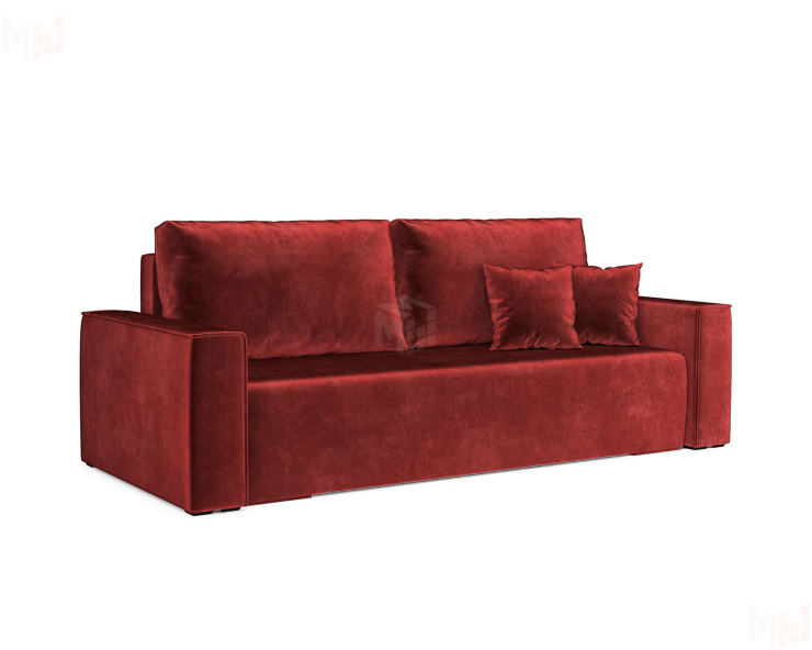 Диван Манхэттен (бархат красный  STAR VELVET 3 DARK RED)