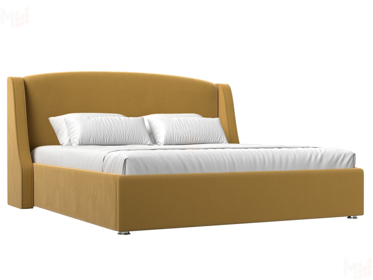 Интерьерная кровать Лотос 160 (Желтый)