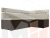 Кухонный угловой диван Классик правый 
угол (Корфу 02\коричневый)