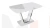 Стол обеденный Дели Тип 1 Белый глянец, Стекло матовое белый мрамор