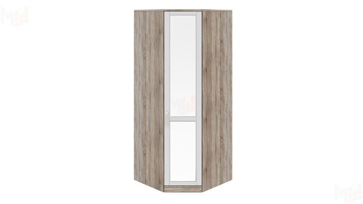 Шкаф угловой с 1-ой зеркальной дверью правый Прованс СМ-223.07.007R