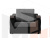Кресло-кровать Меркурий 60 (Серый\Черный)