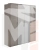 Шкаф Гравита 4-дверный серый камень глянец с зеркалом