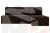 Угловой диван Комо (коричневый)