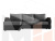 Угловой диван Меркурий Лайт левый угол (Серый\Черный)