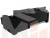 Угловой диван Атланта Лайт Б/С правый угол (Черный)