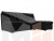 Угловой диван Релакс угол правый (Черный)