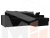 Угловой диван Майами правый угол (Черный)