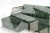 Угловой диван-кровать Лас-Вегас Зеленый левый