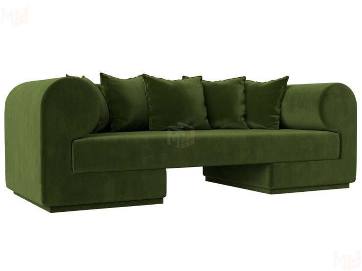 Прямой диван Кипр (Зеленый)