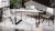 Стол обеденный Маркус Тип 1 Черный муар, Стекло белый мрамор