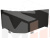 Кухонный угловой диван Кантри правый угол (Серый)