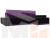 Угловой диван Чикаго правый угол (Черный\Фиолетовый)
