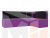 Кухонный угловой диван Кристина правый 
угол (Фиолетовый\Черный)