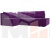 Угловой диван Амадэус левый угол (Фиолетовый)