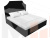 Интерьерная кровать Кантри 160 (Черный)