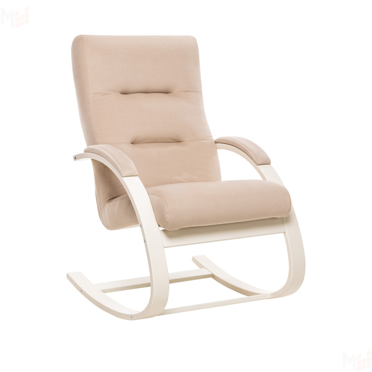 Кресло-качалка Leset Милано (Слоновая кость/V18 бежевый)