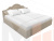 Интерьерная кровать Афина 180 (Бежевый)
