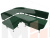 Кухонный угловой диван Альфа левый угол (Зеленый)