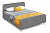 Кровать Сиерра 1200 Вариант 2