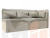 Кухонный диван Метро с углом справа (Корфу 02\бежевый)